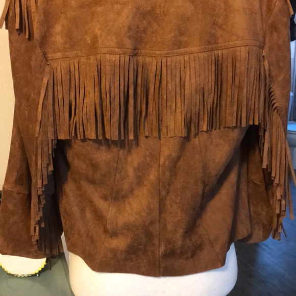 Faux Fringe Jacket - Picture 6 of 7
